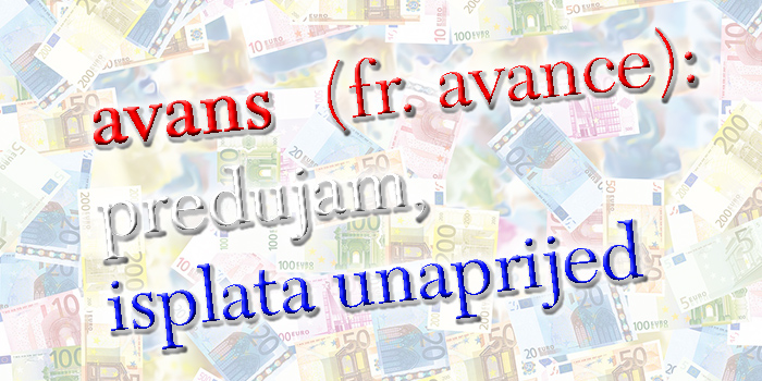 Račun za predujam, avans